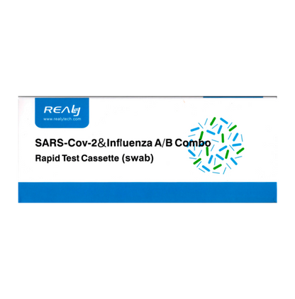 SARS-Cov-2 & Influenza A/B Combo Rapid Test Cassette (swab) 25 tests